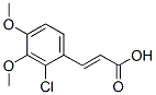 2-Chloro-3,4-dimethoxycinnamic acid Structure,99854-17-8Structure