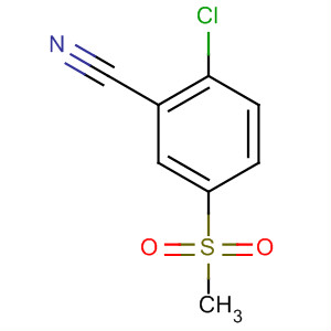 2-Chloro-5-(methylsulfonyl)benzonitrile Structure,99902-99-5Structure