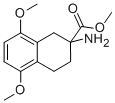 2-Naphthalenecarboxylic acid, 2-amino-1,2,3,4-tetrahydro-5,8-dimethoxy-,methyl ester Structure,99907-80-9Structure