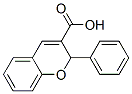 2H-1-benzopyran-3-carboxylic acid, 2-phenyl- Structure,99943-60-9Structure