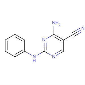 5-Pyrimidinecarbonitrile, 4-amino-2-(phenylamino)- Structure,99973-42-9Structure