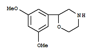 2-(3,5-Dimethoxyphenyl)morpholine Structure,1001940-37-9Structure