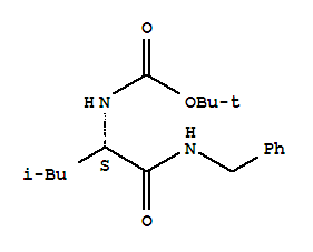 (S)-tert-butyl-1-(benzylamino)-4-methyl-1-oxopentan-2-ylcarbamate Structure,101669-45-8Structure