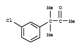 3-(3-Chlorophenyl)-3-methyl-2-butanone Structure,1017478-92-0Structure