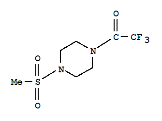 2,2,2-Trifluoro-1-[4-(methylsulfonyl)-1-piperazinyl]ethanone Structure,1027258-48-5Structure