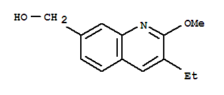 (3-Ethyl-2-methoxyquinolin-7-yl)methanol Structure,1056892-52-4Structure