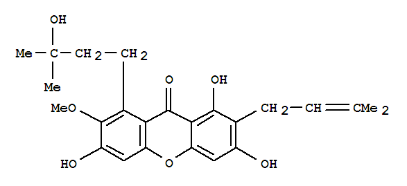 Garcinone d Structure,107390-08-9Structure