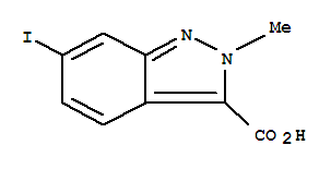 2H-Indazole-3-carboxylic acid, 6-iodo-2-methyl- Structure,1086386-13-1Structure