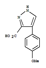 4-(4-Methoxyphenyl)-1h-pyrazole-3-carboxylic acid Structure,110356-26-8Structure