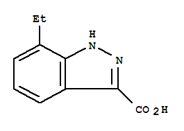 7-Ethyl-1H-indazole-3-carboxylic acid Structure,1131604-75-5Structure