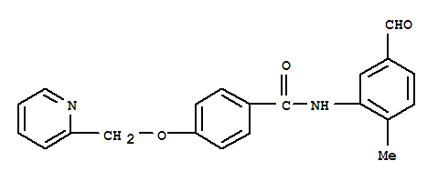 N-(5-formyl-2-methylphenyl)-4-(pyridin-2-ylmethoxy)benzamide Structure,1131604-86-8Structure