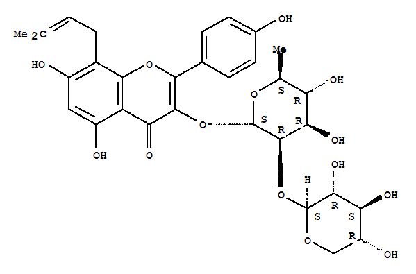 Ikarisoside f Structure,113558-14-8Structure