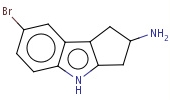 7-Bromo-1,2,3,4-tetrahydrocyclopenta[b]indol-2-amine Structure,1196037-58-7Structure