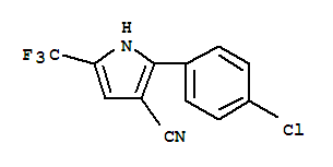 2-(4-Chlorophenyl)-5-(trifluoromethyl)-1h-pyrrole-3-carbonitrile Structure,122454-23-3Structure