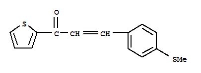 3-[4-(Methylthio)phenyl]-1-(2-thienyl)-2-propen-1-one Structure,133838-46-7Structure