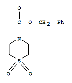 4-(Benzyloxycarbonyl)thiomorpholine 1,1-dioxide Structure,140174-14-7Structure