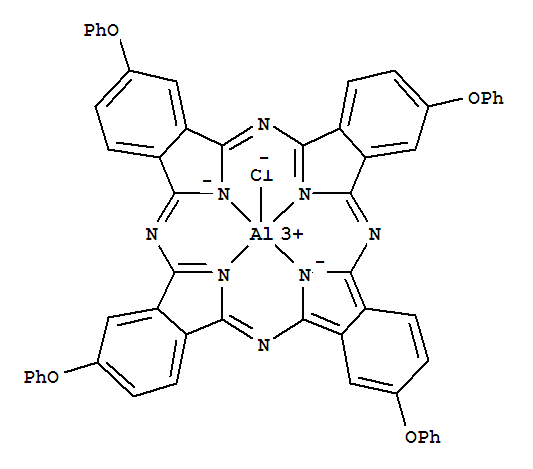 Aluminum 2,9,16,23-tetraphenoxy-29h,31h-phthalocyanine chloride Structure,154755-50-7Structure