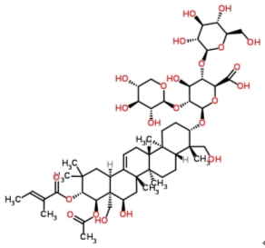 Aescin iia Structure,158732-55-9Structure