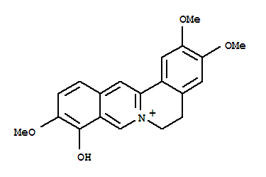 Palmatrubine Structure,16176-68-4Structure