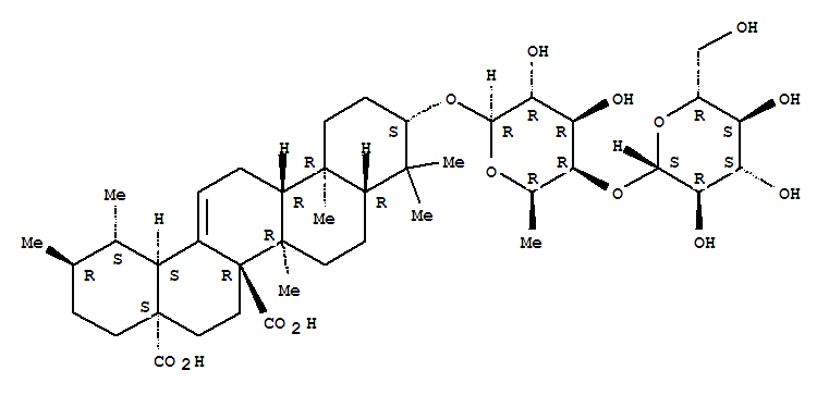 Rubelloside b Structure,167875-39-0Structure