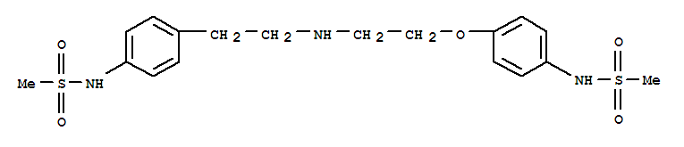 Dofetilide related compound a (25 mg) (n-[4-(2-(2-[4-(methanesulfonamido)phenoxy]ethyl)amino)phenyl]methanesulfonamide) Structure,176447-94-2Structure