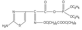 O,O-Diethylphosphoryl(Z)-2-(2-aminothiazol-4-yl)-2-(1-tert-butoxycarbonyl-1-methyl)ethoxyiminoacetate Structure,179258-52-7Structure