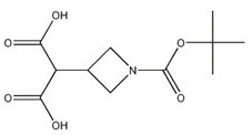 2-(1-(Tert-butoxycarbonyl)azetidin-3-yl)malonicacid Structure,183062-97-7Structure