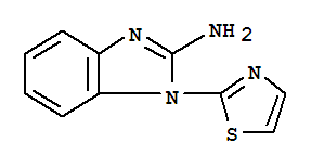 1-(2-Thiazolyl)-1h-benzimidazol-2-amine Structure,19918-30-0Structure