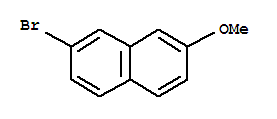 Naphthalene, 2-bromo-7-methoxy-(9ci) Structure,200875-36-1Structure