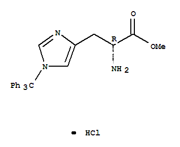 (R)-methyl2-amino-3-(1-trityl-1h-imidazol-4-yl)propanoatehydrochloride Structure,200927-02-2Structure