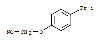 Acetonitrile, [4-(1-methylethyl)phenoxy]-(9ci) Structure,201284-91-5Structure