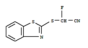 Acetonitrile, (2-benzothiazolylthio)fluoro-(9ci) Structure,201747-53-7Structure