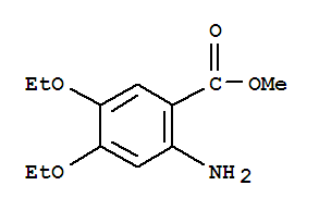 Methyl 2-amino-4,5-diethoxybenzoate Structure,20197-71-1Structure