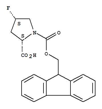 (2S,4s)-fmoc-4-fluoro-pyrrolidine-2-carboxylic acid Structure,203866-19-7Structure