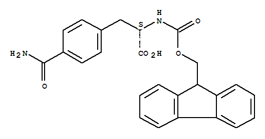 4-(Aminocarbonyl)-n-[(9h-fluoren-9-ylmethoxy)carbonyl]-l-phenylalanine Structure,204716-17-6Structure