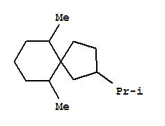 6,10-Dimethyl -2-isopropylspiro[4.5]decane Structure,20479-41-8Structure