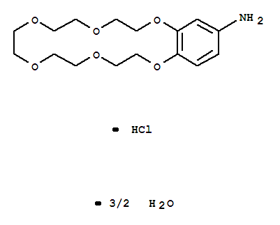 4-Aminobenzo-18-crown-6 sesquihydrate hydrochloride Structure,205504-06-9Structure