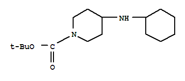 1-Boc-4-cyclohexylamino-piperidine Structure,206274-13-7Structure