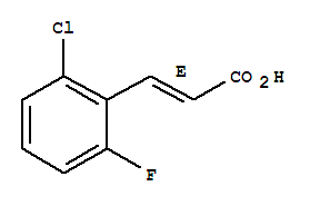 Trans-2-Chloro-6-fluorocinnamic acid Structure,206986-82-5Structure