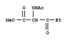 Norvaline, n-acetyl-3-oxo-, methyl ester Structure,207348-21-8Structure