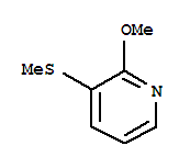 Pyridine, 2-methoxy-3-(methylthio)-(9ci) Structure,207732-29-4Structure