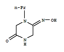 2,5-Piperazinedione,1-propyl -,2-oxime(8ci) Structure,20855-71-4Structure