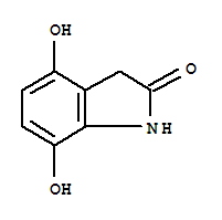 2H-indol-2-one,1,3-dihydro-4,7-dihydroxy-(9ci) Structure,208986-12-3Structure