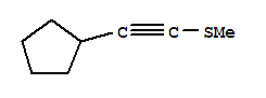 Cyclopentane, [(methylthio)ethynyl]-(9ci) Structure,209672-07-1Structure