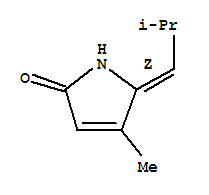 2H-pyrrol-2-one, 1,5-dihydro-4-methyl-5-(2-methylpropylidene)-, (5z)-(9ci) Structure,209802-54-0Structure