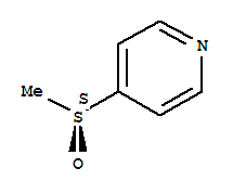 Pyridine, 4-[(s)-methylsulfinyl]-(9ci) Structure,209852-81-3Structure