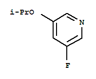 Pyridine, 3-fluoro-5-(1-methylethoxy)-(9ci) Structure,213766-03-1Structure