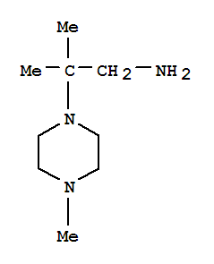 2-Methyl-2-(4-methyl-piperazin-1-yl)-propylamine Structure,21404-92-2Structure