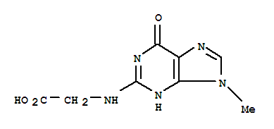 Glycine, n-(6,9-dihydro-9-methyl-6-oxo-1h-purin-2-yl)- Structure,214285-37-7Structure