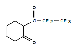 2-(PentafluoroPropanoyl)cyclohexanone Structure,2145-82-6Structure